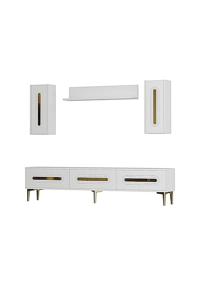 Tvr1804bg - Rany Tvr180 Ünitesi Takım Beyaz-gold 180cm