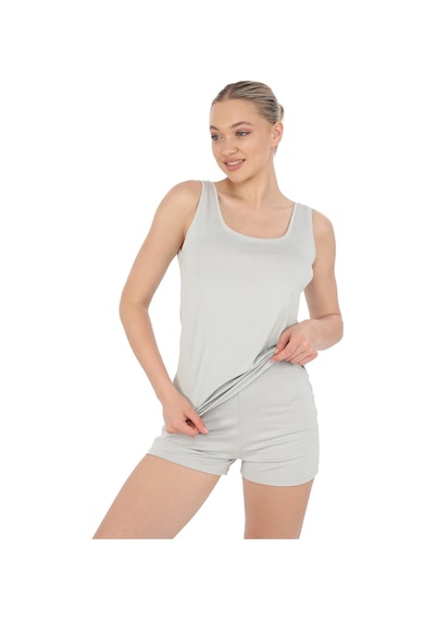 Penyebizden Extra Yumuşak Viskon Şort Home&beach-gri-gri Gri