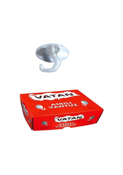 Vatan Vantuz Kancalı 100 Lü Büyük 4 CM