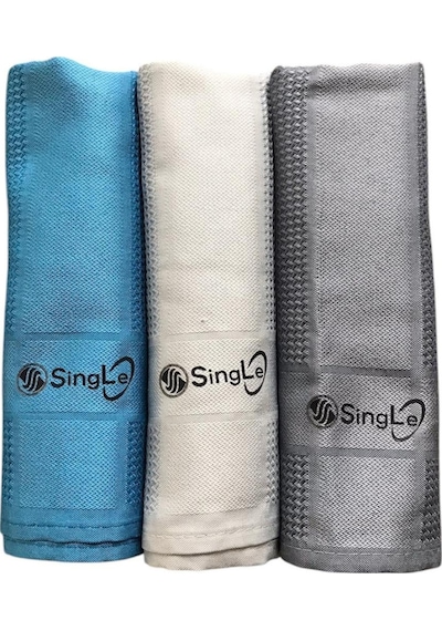 Classic 3'lü Mikrofiber Cam Bezi, Mutfak Fiber Bez 40 X 60 Cm Diğer