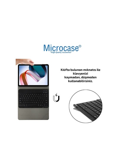 Honor Uyumlu Pad X8 10.1 inch Tablet Bluetooth Klavyeli Kılıf - BKK4