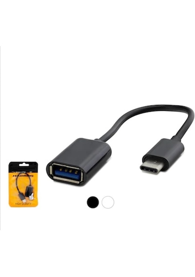 Hadron Hdx1001(4519) Otg Type-C To Usb 2.0 Poşetli