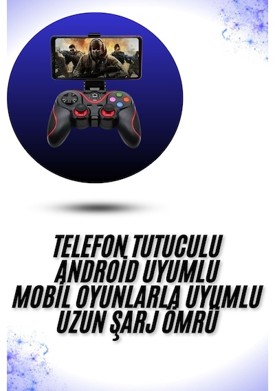 Lvsqvr Yeni Nesil X3 Gamepad Android Uyumlu Telefon Tutucu Özellikli Joystick 47859394