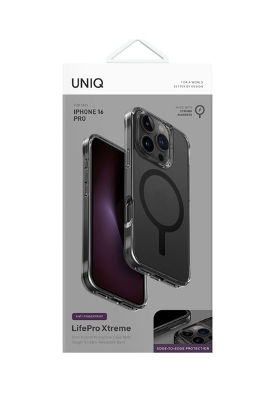 Apple Uyumlu iPhone 16 Pro Max Kılıf Lifepro Xtreme Serisi Anti fingerprint magsafe Özellik Magclick Smoke Apple Uyumlu iPhone 16 Pro Max Kılıf Lifepro Xtreme Serisi Anti fingerprint magsafe Özellik Magclick Smoke