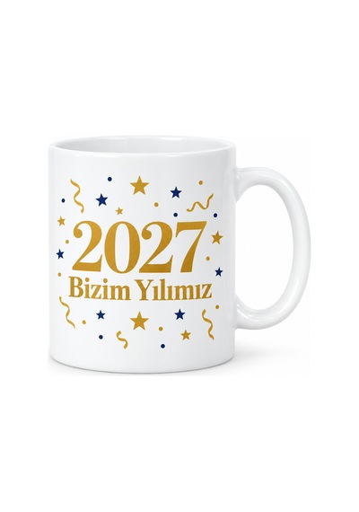 Storeşahin 2027 Bizim Yılımız Tasarımlı Porselen Kupa - Model 396 Shn0720 Çok Renkli