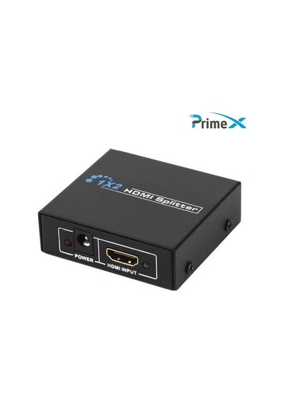 Primex Px 5002 1080P 2K 4K Uhd 2 Port Hdmı Spliter Adaptörlü