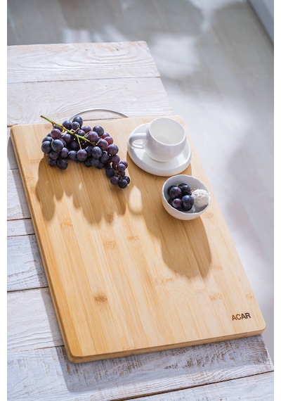 Acar Bambu Kesme Tahtası - 44 Cm Kahverengi