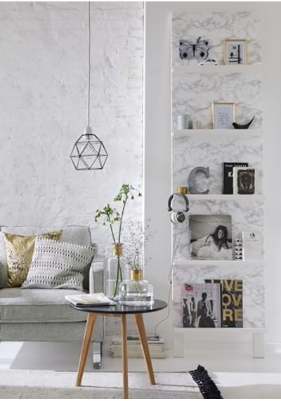 Kendinden Yapışkanlı Folyo Marmi Gri 45 Cm X 2 M Genel