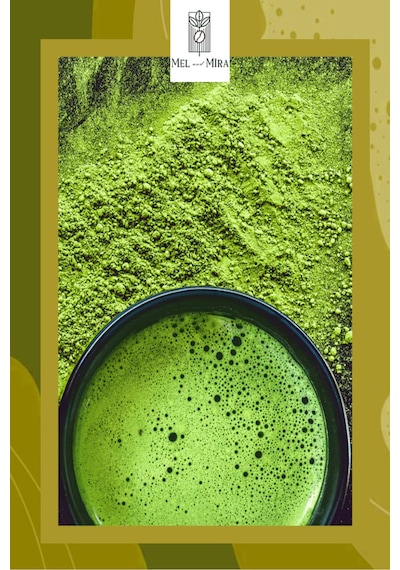 Limon Aromalı Matcha Tozu 25g, Lemon Matcha Powder