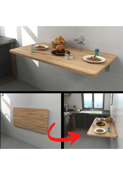 Kydoniahome Monte Kırma Katlanır Masa Çam Ahşap Desenli Kydoniahome Monte Kırma Katlanır Masa Çam Ahşap Desenli