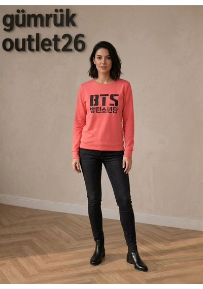 Tenkie Kadın Sweatshırt Pembe