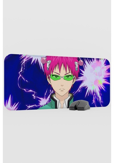 Saiki Kusuo Anime V5 - 70x30 Xl Gaming Kauçuk Kaymaz Taban Mouse Pad Fare Altlığı