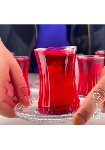 Paşabahçe Elysia Çay Tabağı 6 Lı Çay Tabak - Çay Bardağı Altı 54771