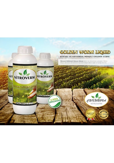 Nitroverm %100 Organik Konsantre Sıvı Gübre