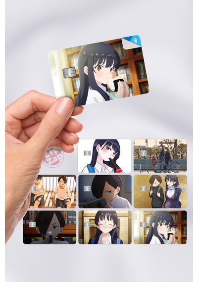 The Dangers İn My Heart Boku No Kokoro No Yabai Yatsu Kart Kaplama Sticker 8 Adet Çok Renkli