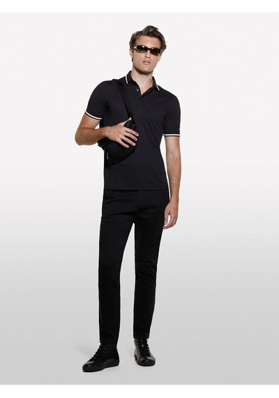 Sisley Slim Fit Vintage Efekt Chino Pantolon Erkek Siyah Pantolon - 325a4dm6sf02y