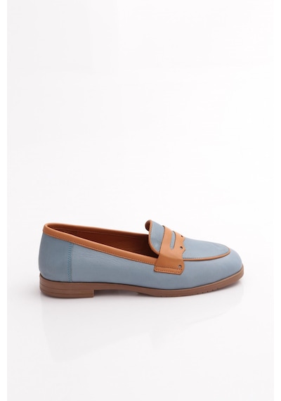 Dgn 010-1 Kadin Loafer Ayakkabi Mavi