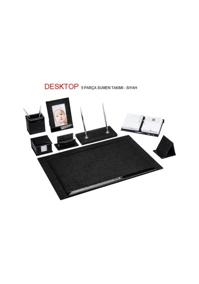 Gıpta Sümen Takımı 9 Parça Desktop Siyah 7129