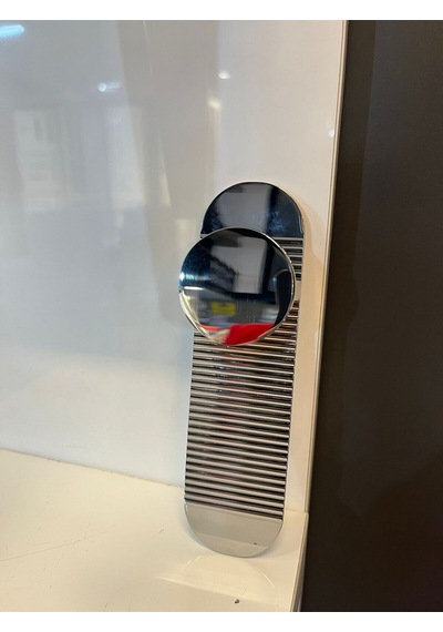 Flow Alfa Metal Kulp 32mm Krom Dolap Kapak Tv Ünite Modern Çekmece Mobilya Komidin Konsol Gümüş
