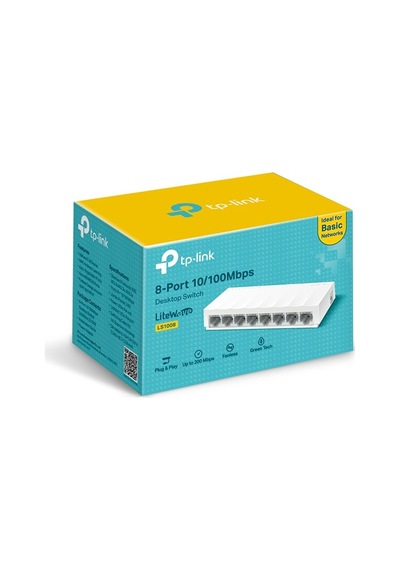 Tp-link Ls1008 8 Port 10/100 Mbps Switch