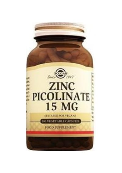 Solgar Zinc Picolinate  15mg 100 Kapsül