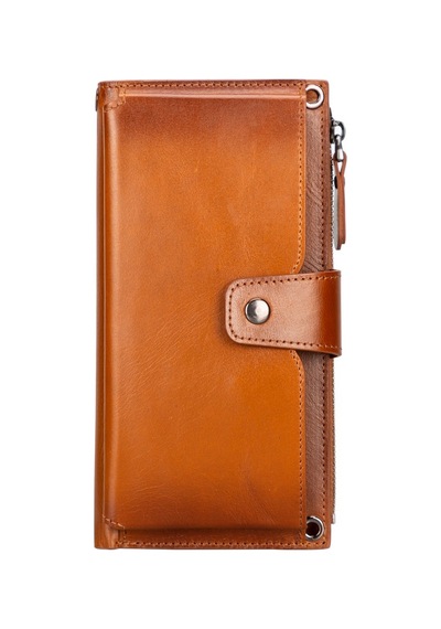 Lozan Strap 6.5 İnch Uyumlu Deri Kartlıklı Kılıf Rst2ef Taba