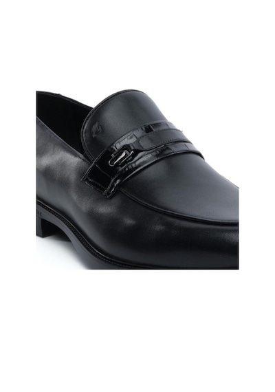 Greyder 64705 Siyah Hakiki Deri Erkek Loafer Klasik Ayakkabı