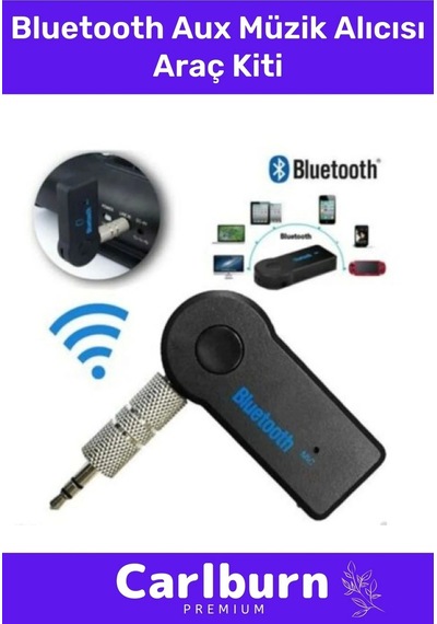 Özel Seri 4 Saat Bataryalı Şarjlı Uyku Modlu Enerji Tasaruflu Bluetooth Aux Müzik Alıcısı Araç Kiti