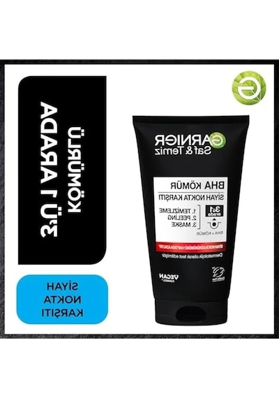 150 Ml Kömürlü Siyah Nokta Karşıtı 3'ü 1 Arada Temizleyici