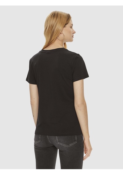 Guess Colette Aktif Oversize Fit Kadın T-shirt V4yı09j1314 Siyah