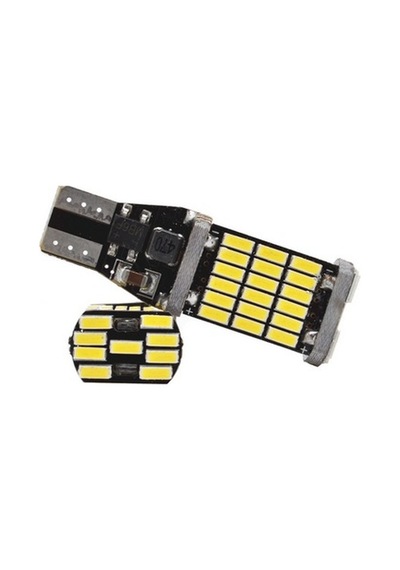 T10 T15 Beyaz Led Park Geri Vites Ampulü Canbus 16W 45 Ledli