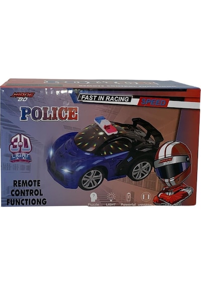 Farbu Oyuncak Işıklı Hareketli Polis Arabası Re210-6b