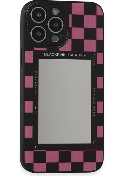 Apple Uyumlu iPhone 13 Pro Max Kılıf Mirror Desenli Kapak Desen 8/