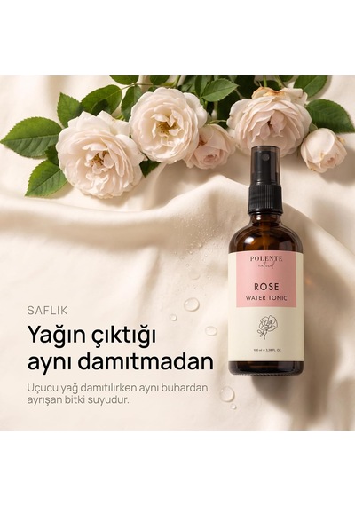 Gül Suyu,%100 Saf Hidrosol Tonik, 100 Ml