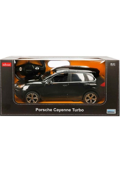 Rastar 1:14 Porsche Cayenne Turbo Uzaktan Kumandalı Işıklı Araba Siyah S00042900 Çok Renkli