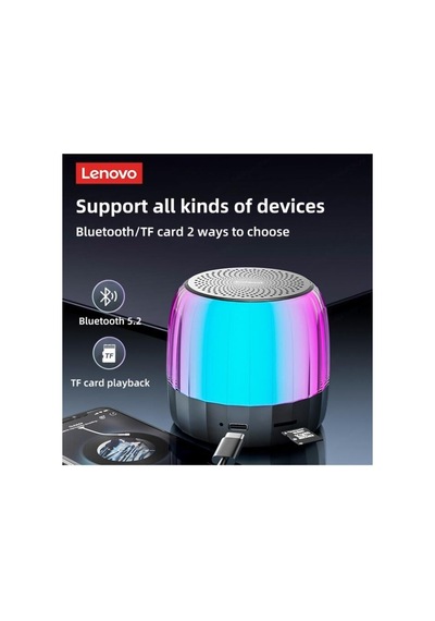 Özel Seri Bluetooth Hoparlör Rgb Işıklı Speaker K3 Plus Aksesuar Taşınabilir Teknoloji
