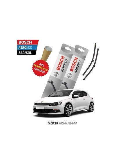 Volkswagen Scirocco 2009 Silecek Takımı Bosch Aeroeco