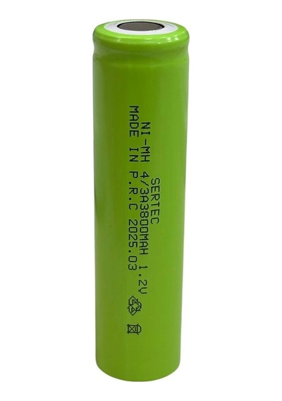 Sertec - 1.2v 3800 Mah - 4/3a - Ni-mh Şarjlı Pil - Başsız / Flat Head Evimdeyokyok