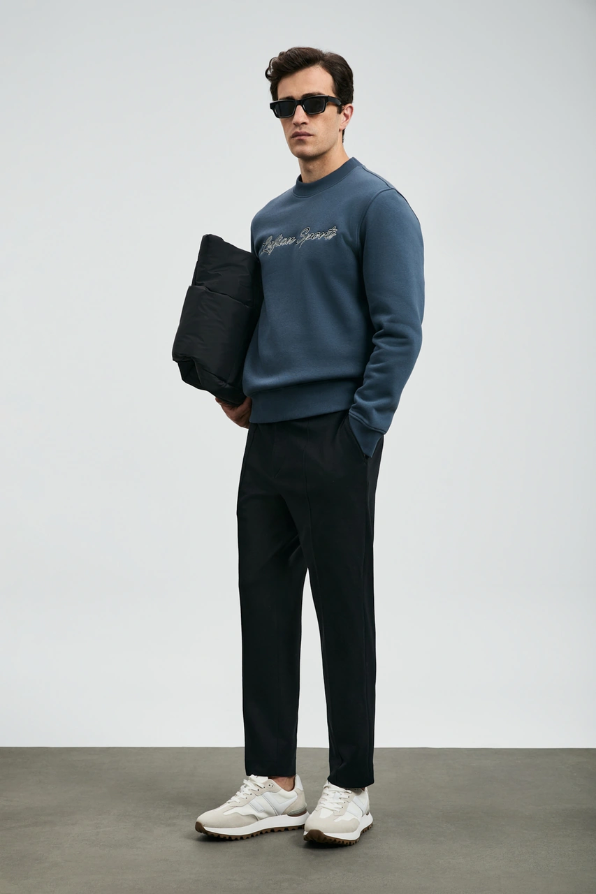 Lufian Loved Erkek Sweatshirt Antrasit Antrasit 112030170100110 Antrasit