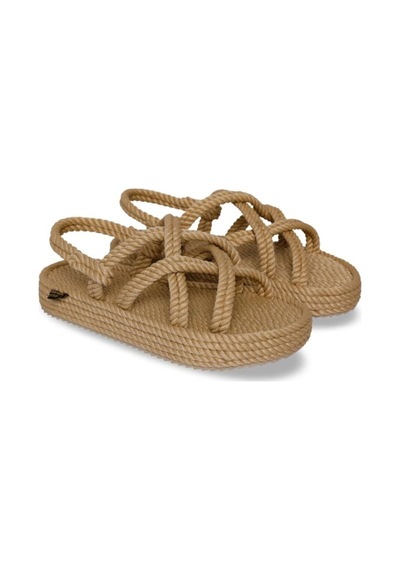 Nomadic Republic Bodrum Platform Kadın Halat Sandalet BOD.0012.P-R0152 Bej