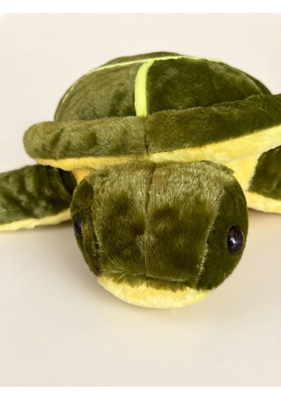 Peluş Kaplubağa-50 Cm Yeşil-sarı