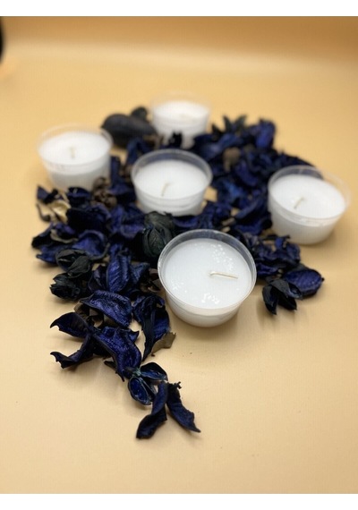 Soya Parafinli Ardak Içine Uygun Kapsül Mum 50 Adet 500-550 Saat Yanma Çap:6 Cm 45 Gr Kapsül Mum Beyaz