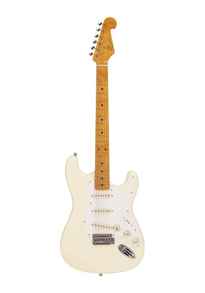 Sx Stratocaster Elektro Gitar Vintage White Sst57+/vwh