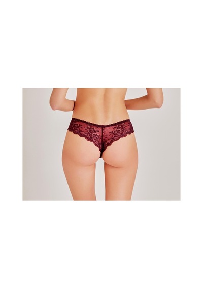 Magic Form Dantel Detaylı Kadın Tanga Külot Bordo - 501708242 Bordo