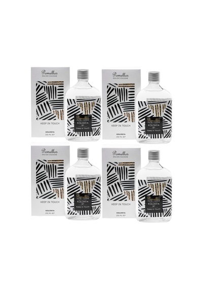 Pomellos 80 Derece Keep in Touch Kolonya Cam Şişe 250 ML x 4