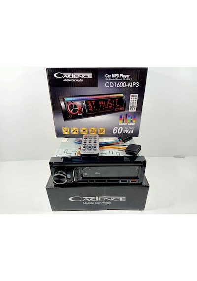 Cadence Teyp Led Animasyonlu , Çift Usb, Çift Amfi , Ekstra Bass Ve Bluetoothlu 7 Renk Oto Teyp