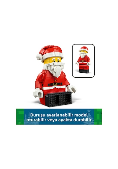 LEGO® Büyük Boyutlu Noel Baba Minifigürü 40820 – 10+ Yaş için Parçalarla İnşa Edilen Yılbaşı Temalı Oyuncak Yapım Seti (761P)