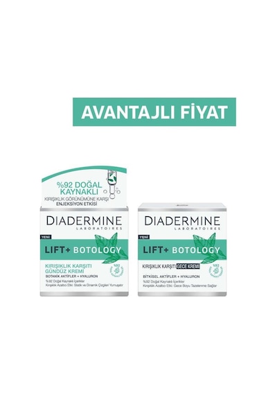 Diadermine Lift+ Botology Gündüz ve Gece Kremi 2 x 50 ML