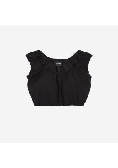 The Kooples Kadın Balon Kollu Siyah T-shırt