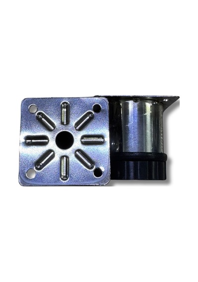Cateksss Tablalı Ayarlı Metal Dolap Tezgah Baza Koltuk Kanepe Ayağı Krom Çap:42 Mm 5 Cm - 8 Li Paket